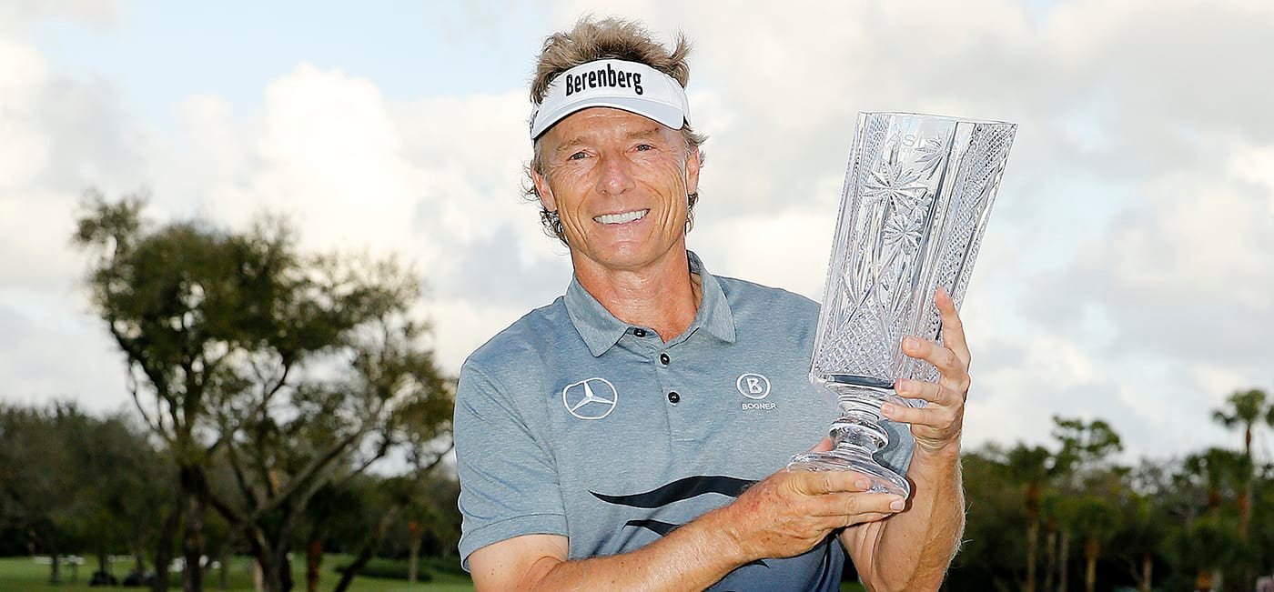 Defending champion Bernhard Langer